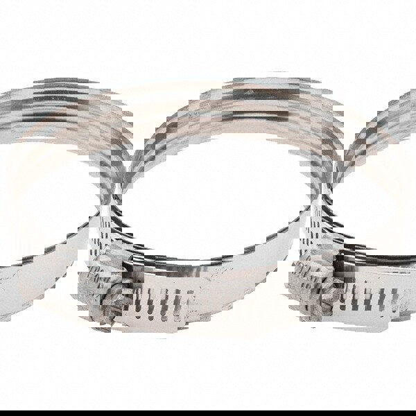 Worm Gear Clamp: SAE 60, Stainless Steel Band